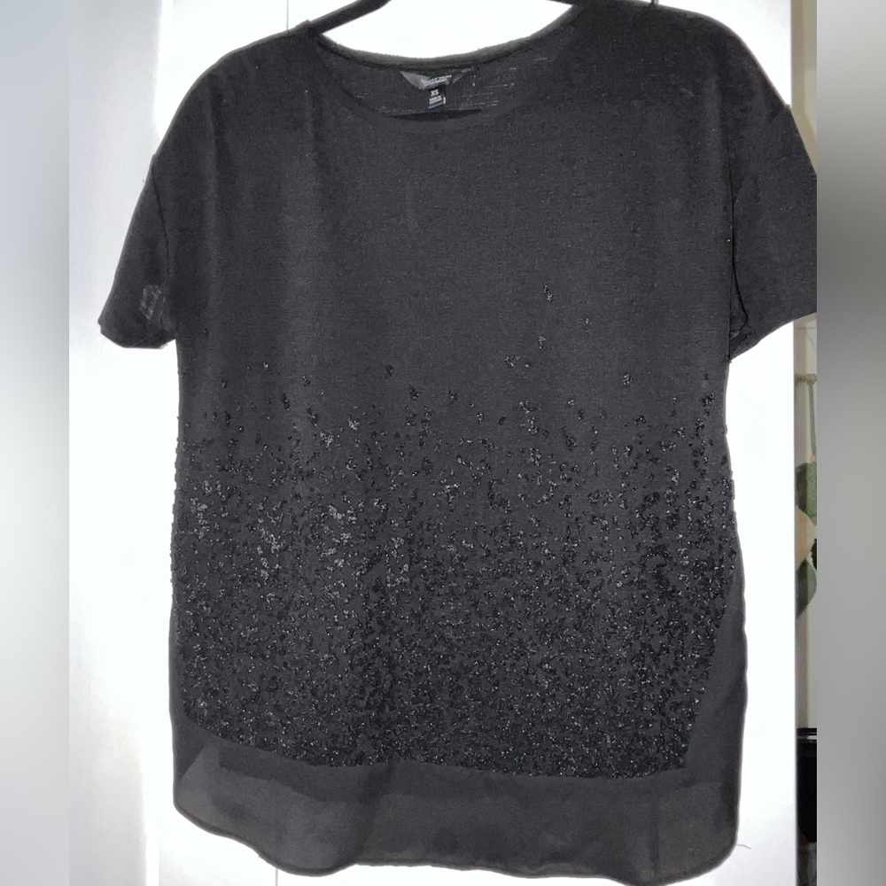 Simply Vera Oversize bead detail tee